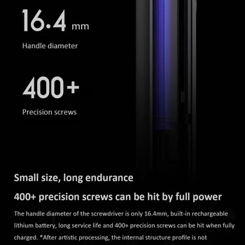 Původní Xiaomi Mijia Šroubovák 24 v Přesnosti 1 Šroubovák Sada Nářadí Magnetický Bity Xiaomi Opravu Nástroje Pro Inteligentní domácnost