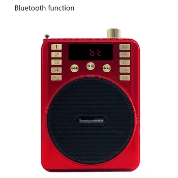 QS305 S 3 18650 Baterie Bluetooth Megafon Reproduktor TF USB FM Rádio, Záznam Zvuku Funkce Hlasové Zesilovač