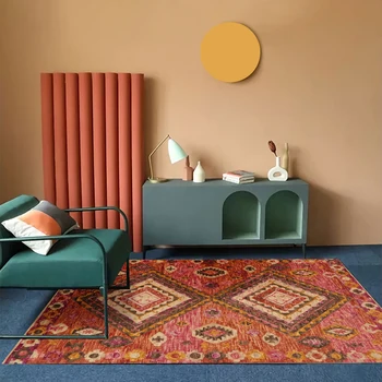 Retro koberec koberec pro domácí Bohemia Národní Retro podlahové rohože ložnice dekor Koberce místnosti Rohože Koberce koberce pro moderní obývací pokoj