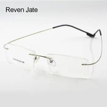 Reven Pozdě Flexibilní Titanové Slitiny Vrtaných Brýle Rám Optické Brýle Brýle pro Ženy a Muže