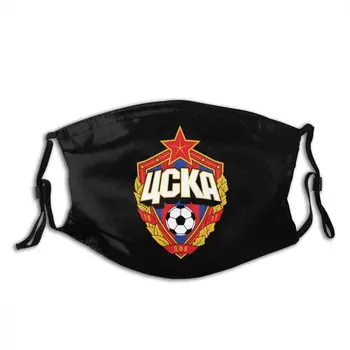 Rusko CSKA Moskva Fotbalový Klub Maska Pro Muže Opakovaně použitelné Anti Mlha Prachotěsný úst čepice s filtrem