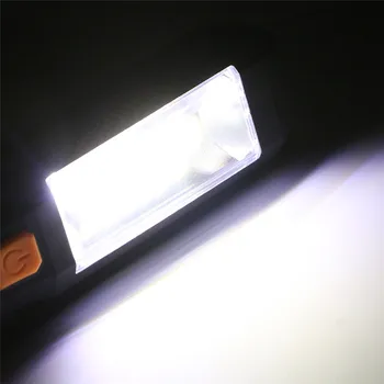 SANYI Přenosné LED Opravu Svítilna Pracovní Inspekce Pochodeň Světla Camping Venkovní Magnetická Svítilna S Magnetem a Háčkem