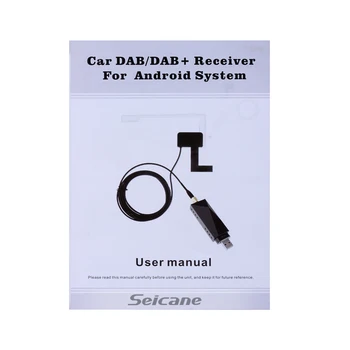 Seicane Mini Přenosné DAB-Zvuk Přijímače Digitálního Rádia DAB+ Radio Tuner, Android Univerzální DAB s RDS Funkcí USB Konektor