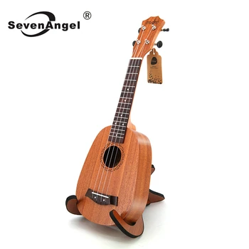 SevenAngel 21 palců Ukulele, mahagon, ananas barel typ Soprano ukulele Mini Guitar 4 žihadla Havajské Uku Hudební nástroj