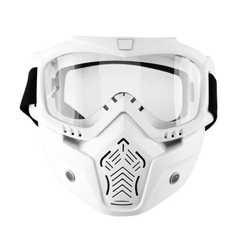 Skútr Lyžařské Brýle Větruodolný, Motokrosové Ochranné Brýle, Bezpečnostní ochranné Brýle s Úst Filtr Muži Ženy Lyžařské Snowboardové Masky