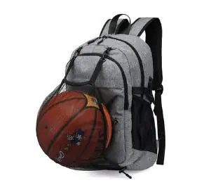 Sport Laptop Batoh Školní Tašky Pro Dospívající Chlapci Fotbalový Míč Pack Taška Gym Tašky Muž S Fotbal Basketbal Čistý batoh
