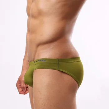 STATEČNÝ ČLOVĚK Sexy Muži spodní Prádlo Kalhotky U konvexní Velký Penis Pouzdro Design Muži Nylon Slipy pro Muže Bikiny Hot Prodej