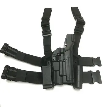 Taktický Boj Glock Airsoft Pistole Pistole Pouzdro Light Ložisko LV3 Glock 17 19 22 23 31 32 Zbraň Pouzdro Quick Drop Leg Pouzdro