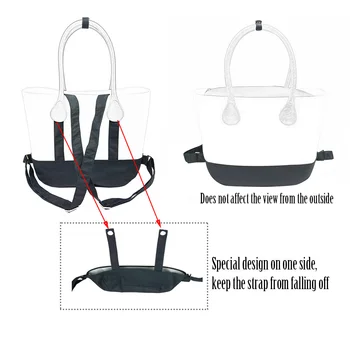 Tanqu Nový popruh pásu Mikrovlákno Backpack Kit pro velké Obag Classic Mini O bag