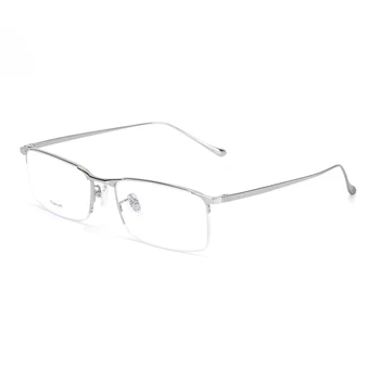 Titanové Brýle Rám Muži Ultralight Náměstí Krátkozrakost Dioptrické Brýle Mužské Kovové Plné Optické Rámu Brýlí S8803
