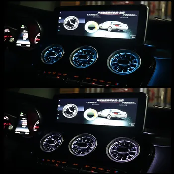 Turbína výstup LED světla pro Mercedes benz W205 GLC před třídou klimatizace Větrání centrum vstupu