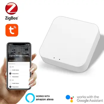 Tuya ZigBee Smart Hub Bezdrátové/Kabelové Gateway Most Pro Aplikace Hlasové Dálkové Ovládání Pracuje S Alexa Google Domácí Asistent Moduly