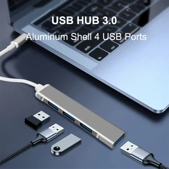 USB C HUB 4 Port Typ C na USB 3.0 2.0 Splitter Converter OTG Kabel pro Macbook Pro, iMac, PC, Notebook, Příslušenství