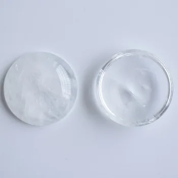 Velkoobchodní 20ks/hodně kvalitní Přírodní bílá crystal kulaté korálky cabochon 25mm pro šperky Příslušenství tvorby doprava zdarma