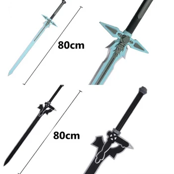 Velkoobchodní pět stylů 80cm skysword sword art online SAO Kirigaya Kazuto Elucidator / Tmavě Repeller 1: 1 PU pěny režimu