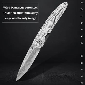 VG10 Damašek oceli nůž taktické EDC skládací nůž venkovní nůž camping nástroj přežití lovecký nůž kolekce