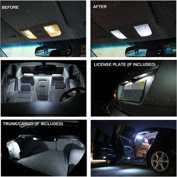 Vnitřní led Auto světla Pro Honda civic 8 hatchback fn, fk žárovky pro auta spz Světla 9pc