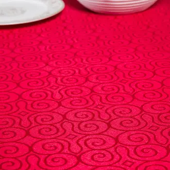 Vysoce Kvalitní Žakárové Polyester Ubrus Obdélníkový Kulatý Ubrus Lze Prát V Pračce Party Dodávky Vánoční Decorationss
