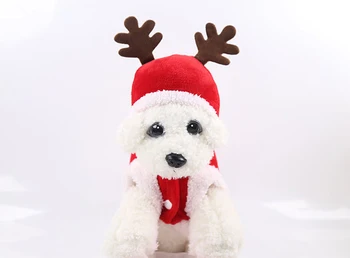 Vánoční Pet Pes Kočka Santa Kostým Oblečení Kombinéza Oblečení Kombinéza S Kapucí Vánoční Kostým Chovatelství Zimní Teplý Svetr