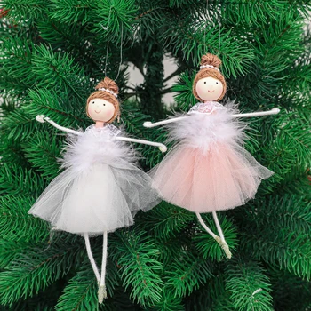 Vánoční Plyšový Anděl Dívka Chlapce, Panenky, Vánoční Strom Ornament, Natal Noel Deco Vánoční Dekorace pro Domov Nový Rok 2021 Děti Dárek