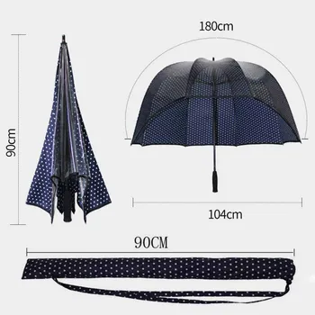 Větruodolný Helma ve Tvaru Kopule Deštník,klobouk, Deštník Pár Dome Slunečník,Vibrační Helmu Reverzní klobouk Průhledný Golfový Deštník
