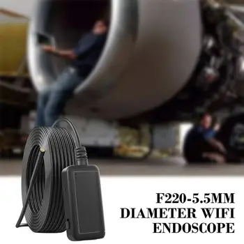 Wifi 5,5 Mm Ruční Endoskop Boroskop Video Inspekční Kamera Přenosný Endoskop Těžké Line Kamery Pro F220