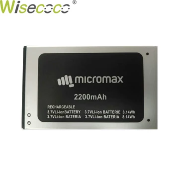 WISECOCO Nové Originální 2200mAh Baterie Pro Micromax Bolt Q354 Chytrý Mobilní telefon Skladem S Sledovací Číslo
