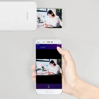Youpin XPRINT Mobilní telefon fototiskárna bluetooth připojení 10ks papír pro Tisk s vysokým rozlišením AR foto 1670 tisíc barev