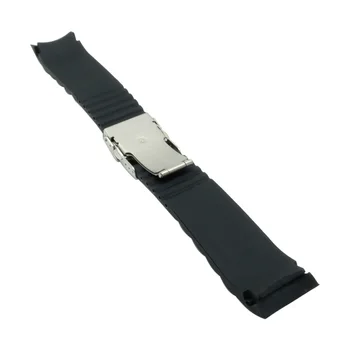 Zakřivený Oblouk Rozhraní Silikonové Pryže Watchband pro Tissot Muži Ženy Hodinky Kapela Popruh na Zápěstí Pásek 16mm 18mm 20mm 22mm 24mm 26mm