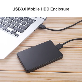 Zdarma Matný Externí HDD SSD Case 2.5 Pevný Disk Skříně USB 3.0 na SATA Nástroje pro Domácnost Počítačové Příslušenství