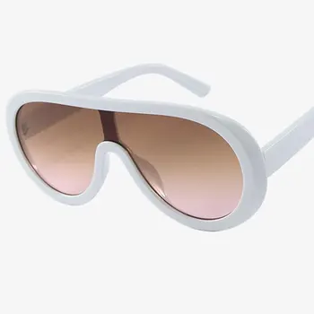 Zelený Rám Nadrozměrných sluneční Brýle, Ženy Módní 2020 Luxusní Značky Značkové Letní Brýle Unisex Velký Rám sluneční Brýle UV400