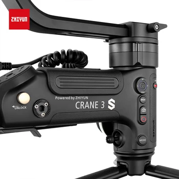 Zhiyun Jeřáb 3S 3S Pro 3S-E 3-Asix Ruční Gimbal Stabilizátor 6,5 Kg Maxload na ČERVENÉ Digitální Kino Camera Blackmagic Pocket 1DX
