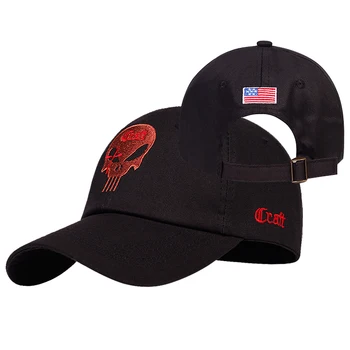 Značka Muži Ženy Running Cap Hat American SEAL Team Punisher Klobouk Upravena Snapback kšiltovka MC Barva