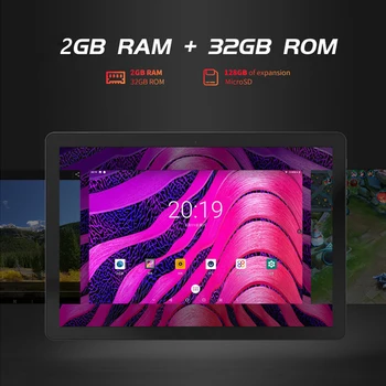 ZONKO 10 palcový Tablet PC Android 9.0 3G Telefon Tablet Wi-fi Studii Tablet 2GB RAM 32GB ROM 1280*800 IPS GPS Netflix 6000mAh