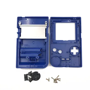 Černá modrá Měkký povrch Case Shell Vhodné Pro GameboyGB Kapsy GBP Retro Herní Konzole s Plastovým Obrazovky Objektiv Chlapec Konzole