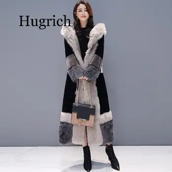 Ženy Umělé Kožešiny Kabát 2020 Zimní Plus Velikost Ruské Tlusté Chlupaté Bunda Útulný Maxi Nadýchané Volné Teplé Dlouhé Kabáty