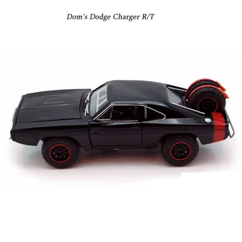 1/24 Rychle a Zběsile Auta Dom je Dodge Charger Collector Edition Simulace Kovový Odlitek Modelu Auta, Děti, Hračky, Dárky