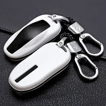 1 ks ABS Auto Dálkové Klíč Pouzdro Pro Tesla Model S, Model X Smart Key Taška Klíč Chráněn Držák Shell Příslušenstv