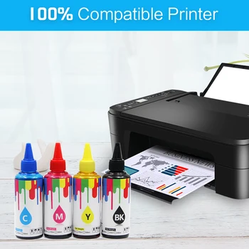 100 ML Dye ink pro Epson Stylus N11 NX125 tiskárny inkoustové
