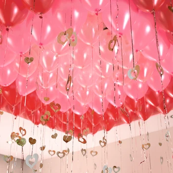 100pcs Svatební Balónky Narozeniny Latex Balon Svatební Party Dekorace Domu Domů Svatba Dekor Výročí