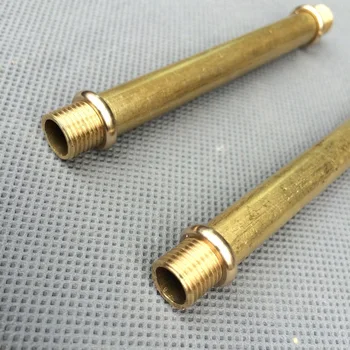 10cm mosaz rovné trubky se závitem M10 šroub na obou stranách závitem rovné duté trubice osvětlení příslušenství