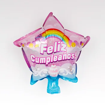10palcový španělské Šťastný, Narozeniny, Láska Fólie Balónky 100ks Feliz Cumpleanos Te Quiero Air Baloes Událost, Party Dekorace Velkoobchod