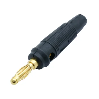 10pcs/lot 4 mm Banánové Zástrčky Pozlacené Audio Kabel Reproduktoru Drát Pin Banana Plug Konektory Velkoobchodů