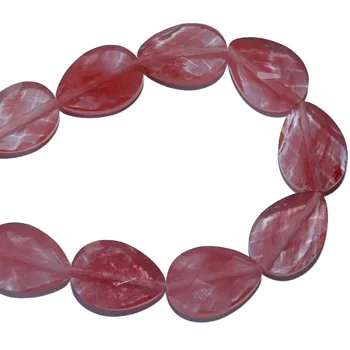 13*18 MM Přírodní Broušené Acháty Pink Quartz Rose Perly Kapka Vody Tvar Kamenné Korálky Pro Výrobu Šperků DIY Náramek, Náhrdelník