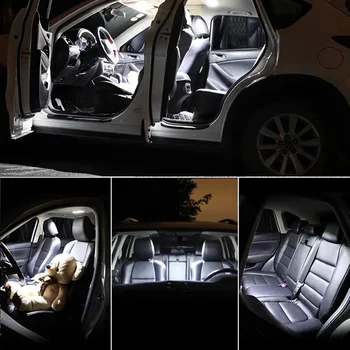 16X Bílá Canbus led Auto osvětlení interiéru Balíček Kit Pro Audi Q5 8R 8RB 2008-2019 LED Auto Dome Mapa Vnitřní osvětlení Kit