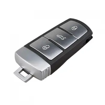 1ks 434MHz se 3 Tlačítky dálkového ovládání Uncut Flip Smart Remote Key Fob s Čipem ID48 vhodné pro VW Passat B6 3C B7 Magotan CC 2006-2011