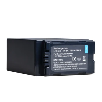1ks CGR-D54pro CGR D54 D54S Baterie s LED Napájení Indikátory pro Panasonic AG-AC8PJ,AG-AC90A,AG-HPX250,AG-HPX255,HC-X1000