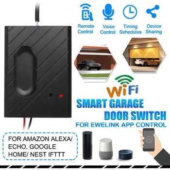 1KS Wifi Přepínač Pro Ewelink Garážových vrat Controller, Auto, Garážové Dveře Otvírák Načasování Hlasové Aplikace Dálkové Ovládání Pro Google, Alexa