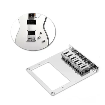 1Set Mosty Tele Elektrická Kytara Most 6 String Náměstí Sedlo Pro Telecaster Guitar