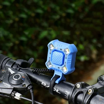 2 v 1 Kole Reproduktor Cyklistické Světlo 140db USB Nabíjecí Waterproo Horské Kolo, Silniční Kolo Přední Rukojeť Elektronická Reproduktor Světlo